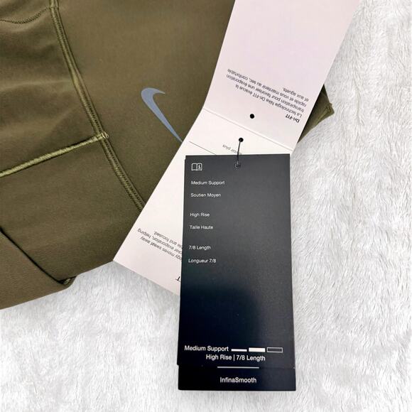 Nike Universa Dri-FIT High-Waisted Leggings | Dark Olive Green | Size XS | NWT - Picture 4 of 8